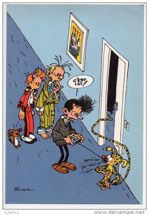 Ref 50c Cpm 1986 - Franquin - Trésor Du Journal De Sprirou CP N° 63 - Comicfiguren