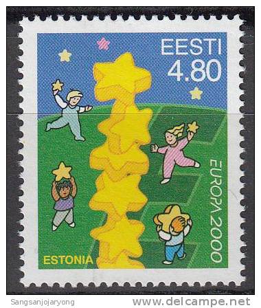 Europa, Estonia Sc394 Children, Star Tower, Bambini - 2000