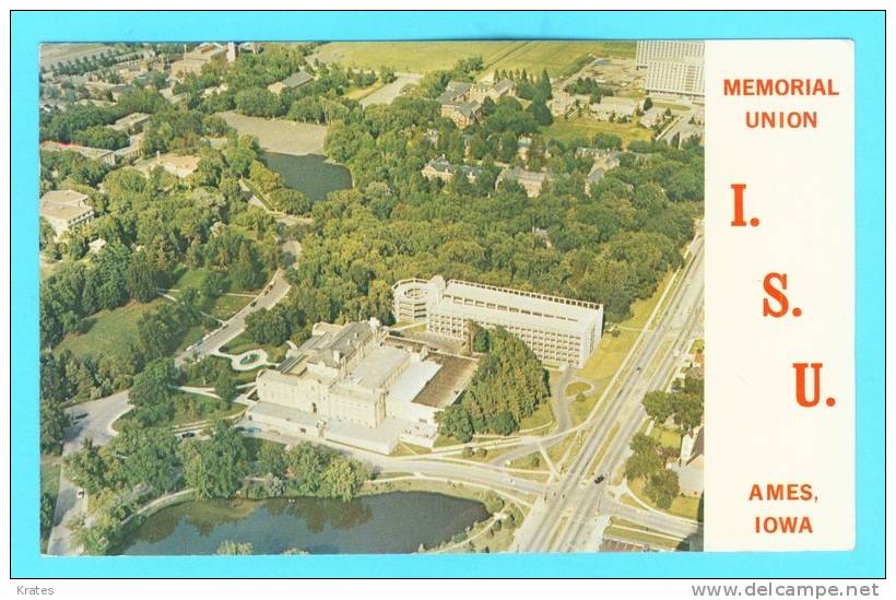 Postcard - Campus View Showing, Ames, Iowa     (6066) - Other & Unclassified