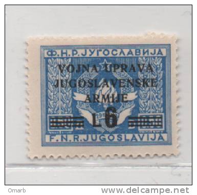 Fra097 Occupazione Jugoslavia | Litorale Sloveno 1947 Sovrastampa "Vojna Uprava Jugoslavenske Armije" - Jugoslawische Bes.: Slowenische Küste