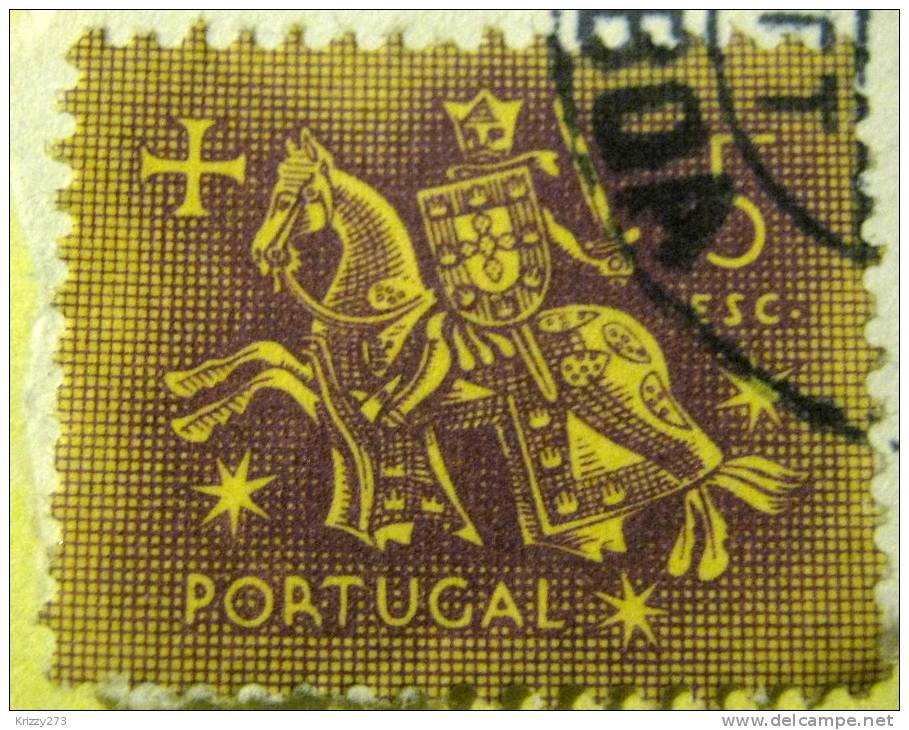 Portugal 1953 Medieval Knight 5e - Used - Used Stamps