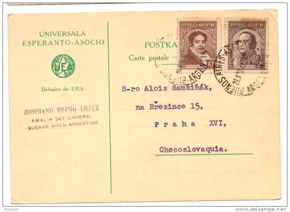 Esperanto_UEA_Argentine_1948 - Esperanto