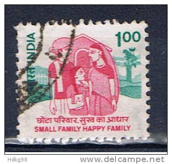 IND+ Indien 1994 Mi 1430 Familienplanung - Used Stamps