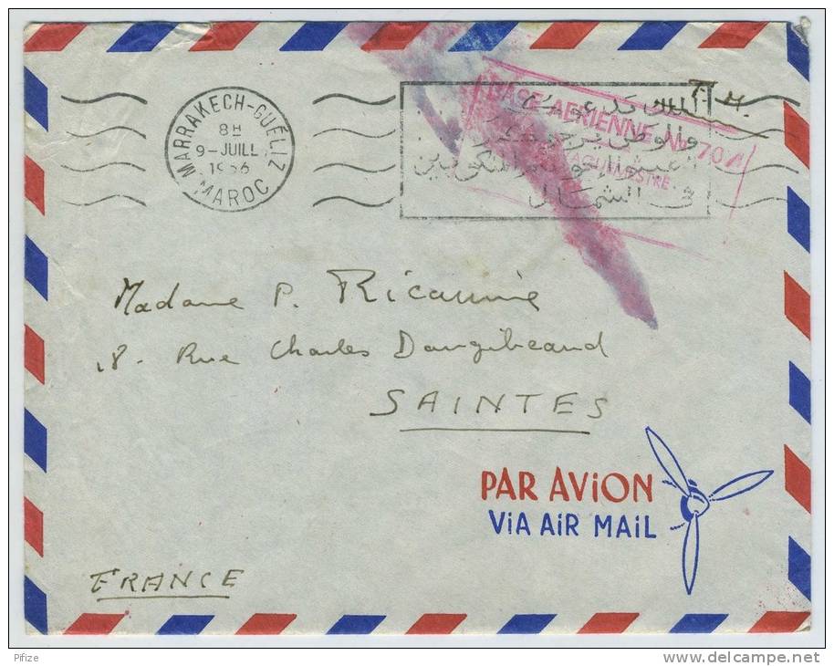 (Aviation) Correspondance Pilote Originaire D'Oléron. 1957 Maroc. Accident. Avis De Décès. - Documenti