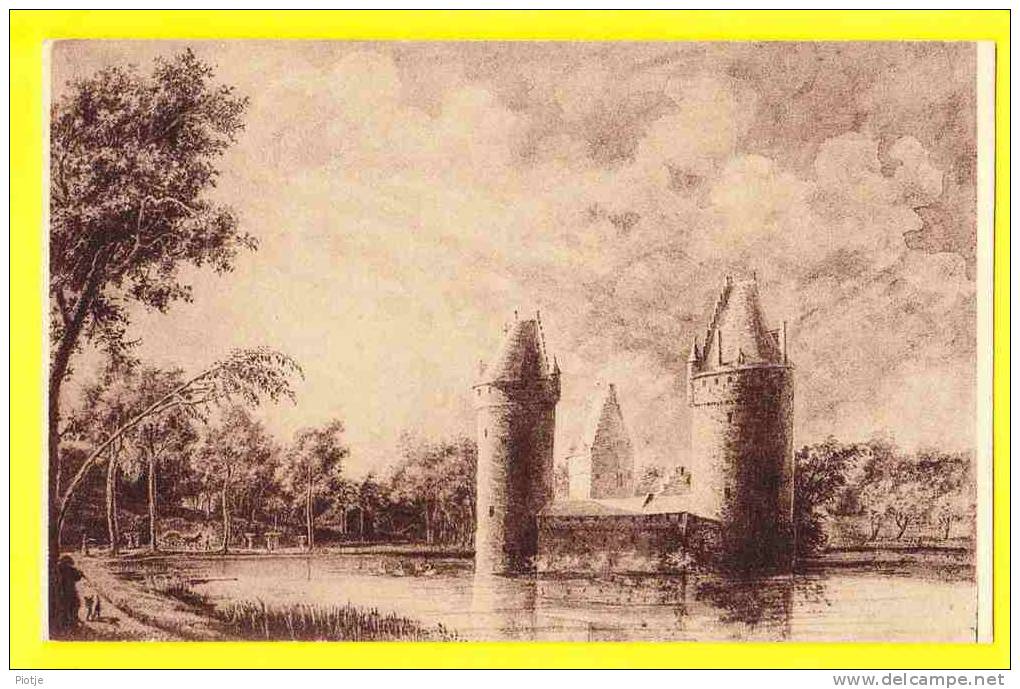 * Beersel (Vlaams Brabant - Halle - Bruxelles) * (Nels) Chateau De Beersel En 1796, Kasteel, Castle, Chateau Fort, CPA - Beersel