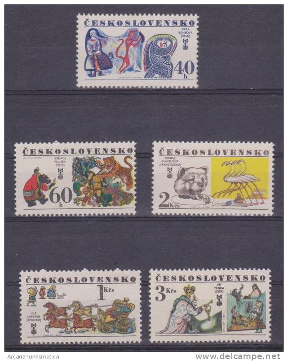 CHECOSLOVAQUIA 1.977 Serie Completa 5 Valores Y&T 2227/31 "BRATISLAVA"  S-263 - Unused Stamps