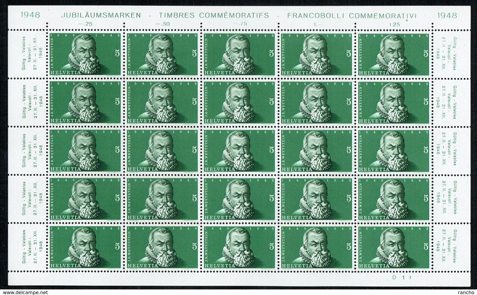 ** PLANCHE 1948 TIMBRES COLLECTIONS NEUFS AVEC GOMME C/.S.B.K. Nr:281. Y&TELLIER Nr:453. MICHEL Nr:496. ** - Neufs