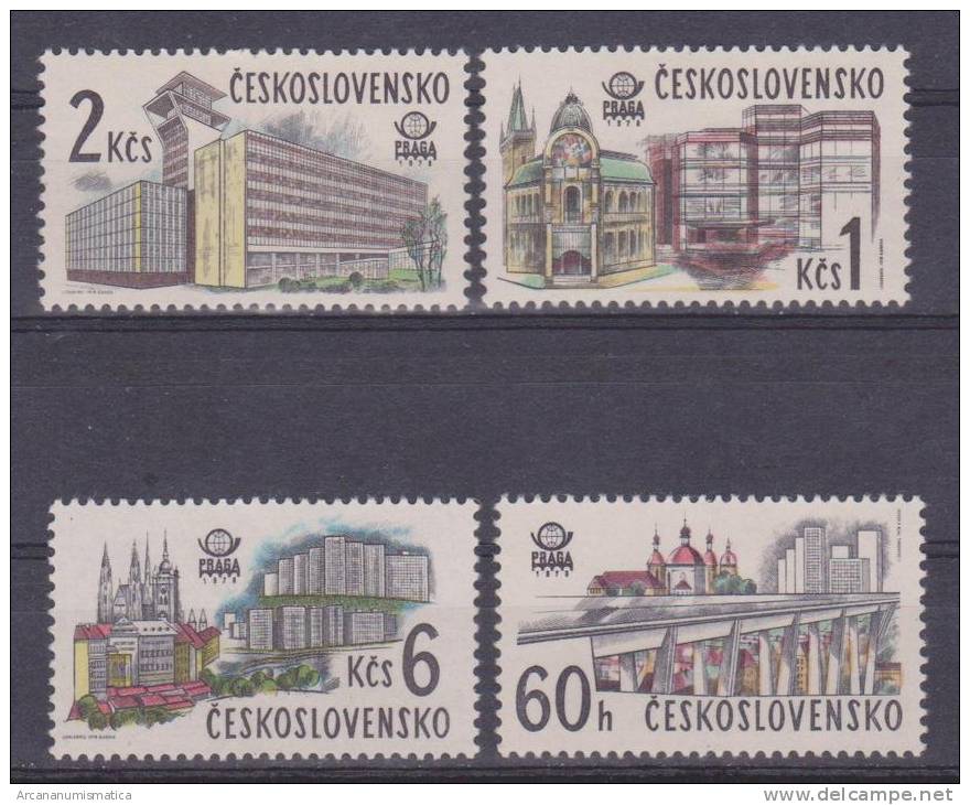 CHECOSLOVAQUIA 1.978 Serie Completa 4 Valores Y&T 2289/92 "ARTE"  S-268 - Unused Stamps