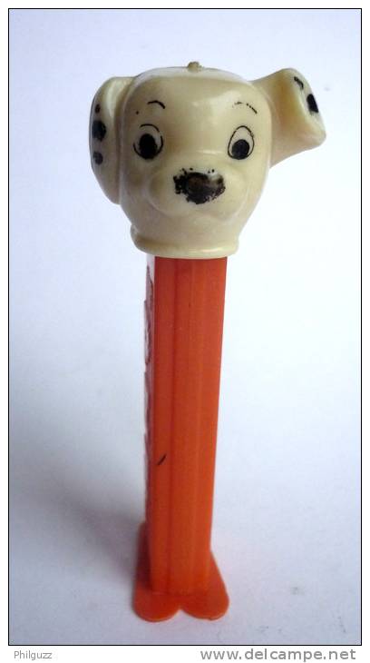 RARE PEZ DALMATIEN - DALMATIAN PUP DISNEY 80s Pied Fin - Thin Feet  3 942 683 - Pez