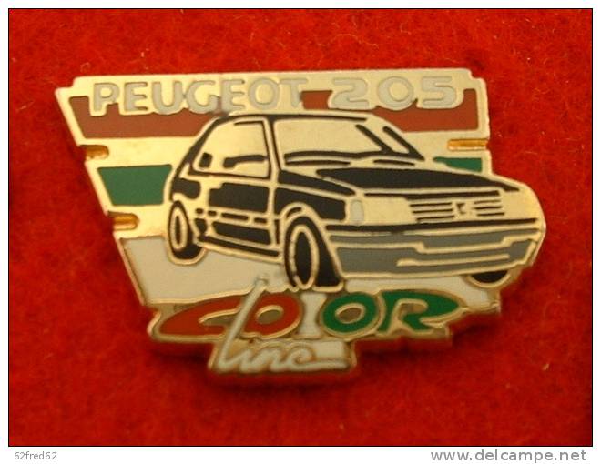 PIN´S PEUGEOT 205  - COLOR LINE HELLIUM - Peugeot