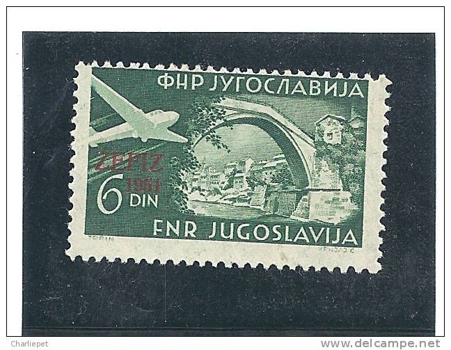 Yugoslavia Scott # C44 MH Catalogue $2.00 - Poste Aérienne