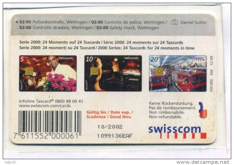 -  SUISSE . SWISSCOM TAXCARD . - Suisse