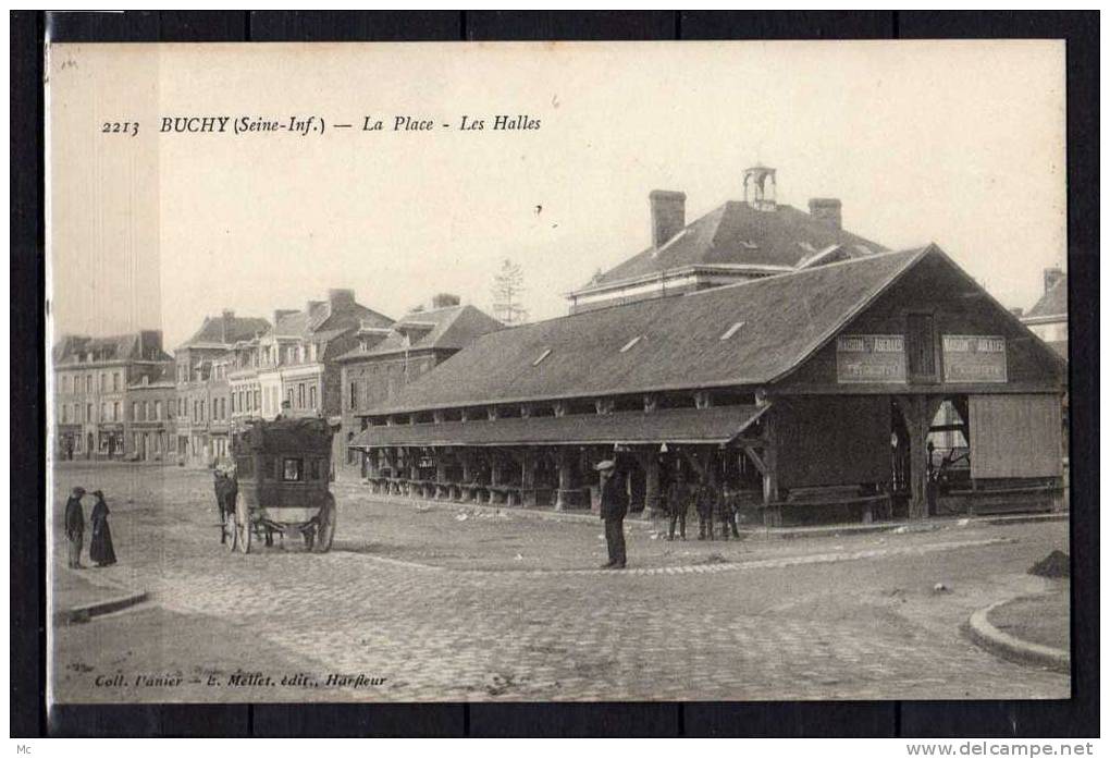 76 - Buchy - La Place - Les Halles - Buchy