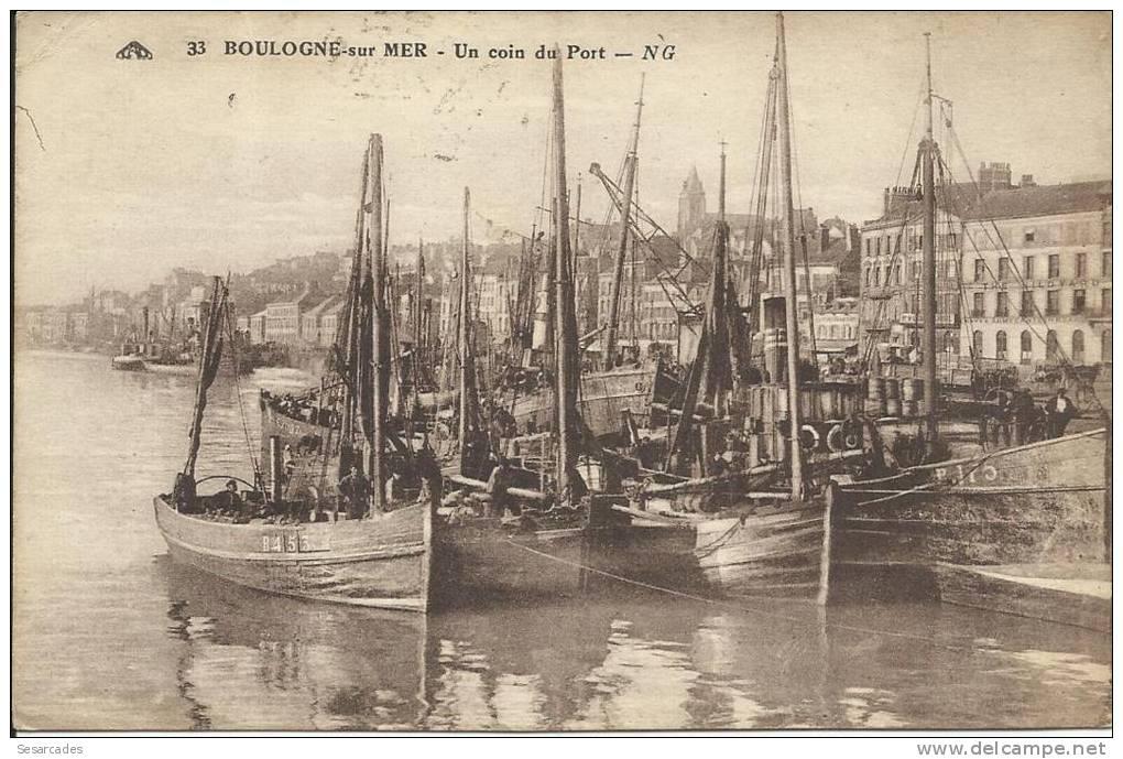 BOULOGNE-SUR-MER, UN COIN DU PORT - NG - Boulogne Sur Mer