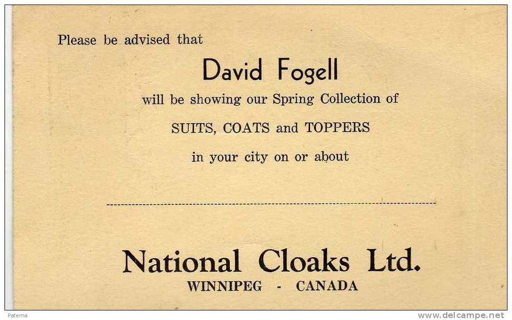 Entero Postal Privado,Canada, Nuevo - 1903-1954 Kings