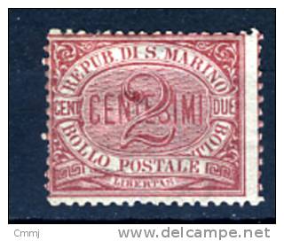 1894/99 - SAINT-MARIN - SAN MARINO - Sass. 26 - LH - Unused Stamps