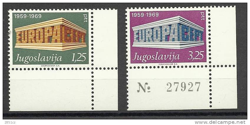 EUROPA CEPT, Yugoslavia, 1969. - 1969