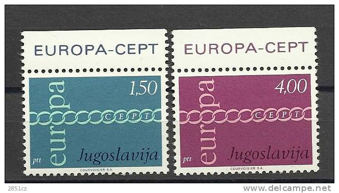 EUROPA CEPT, Yugoslavia, 1971. - 1969