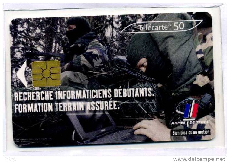 -  FRANCE TELECARTE . ARMEE DE TERRE . . - Armée