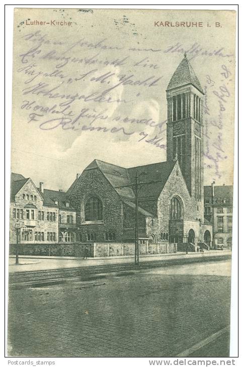 Karlsruhe, Luther-Kirche, 1908 - Karlsruhe