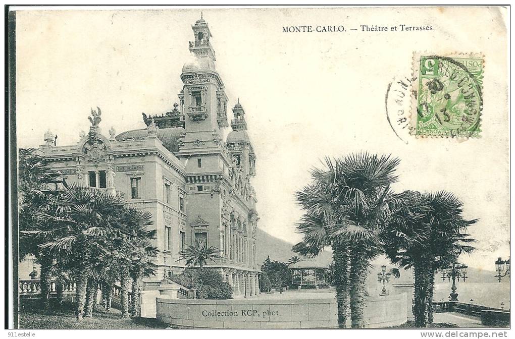 MONTE CARLO  - Théatre Et Terrasse - Teatro D'opera