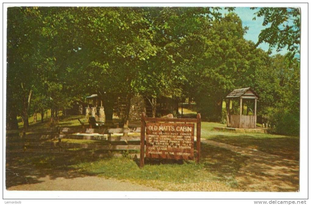 USA, Old Matt's Cabin, Shepherd Of The Hills Country, Near Branson, 1971 Used Postcard [P8494] - Otros & Sin Clasificación