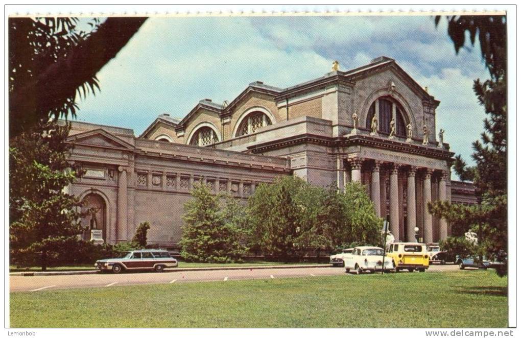 USA, The Art Museum, Forest Park, Saint Louis, Missouri, 1960s Unused Postcard [P8499] - St Louis – Missouri