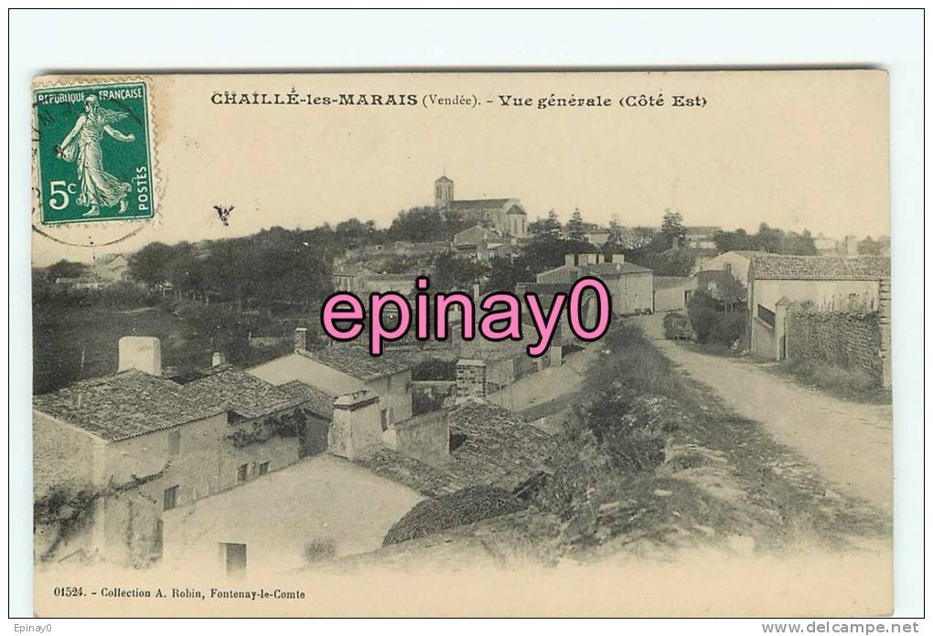 B- 85 - CHAILLE LES MARAIS - Vue Sur Le Village - Cote Est - - Chaille Les Marais