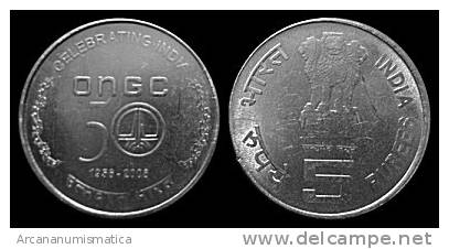 INDIA REPUBLIC  5  RUPIAS  2006   SC/UNC  "50 YEARS  ONGC"    DL-7085 - Indien