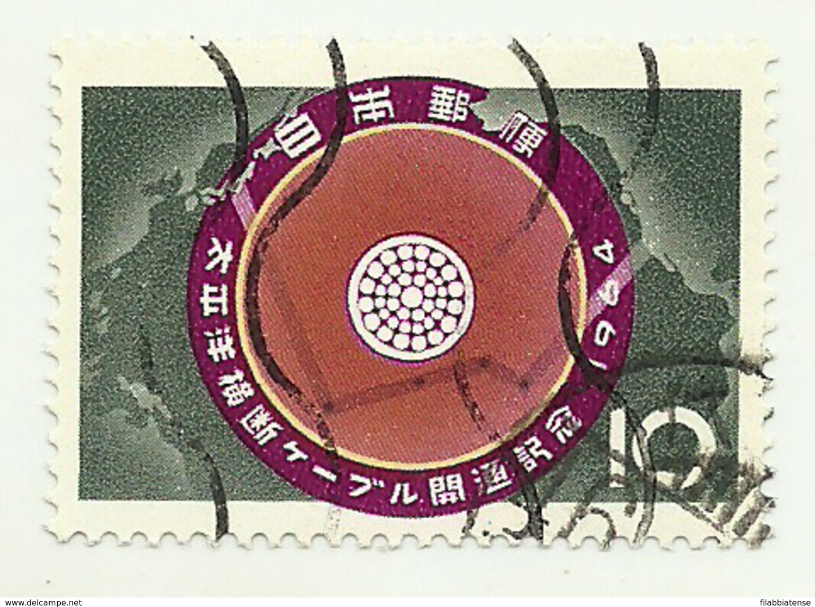 1964 - Giappone 776 Linea Telefonica C1478, - Usados