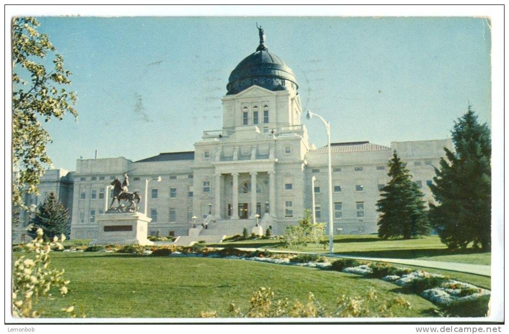 USA, The State Capitol At Helena, Montana, 1964 Used Postcard [P8515] - Helena