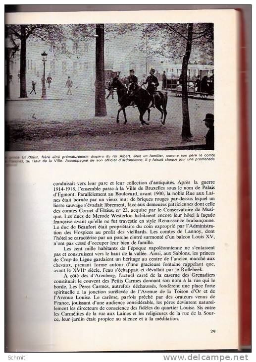 Histoire Illustrée Du Haut De La Ville(Ixelles)par Associationdes 2 Portes Pour Ses 20 Ans-1972- - Geschiedenis