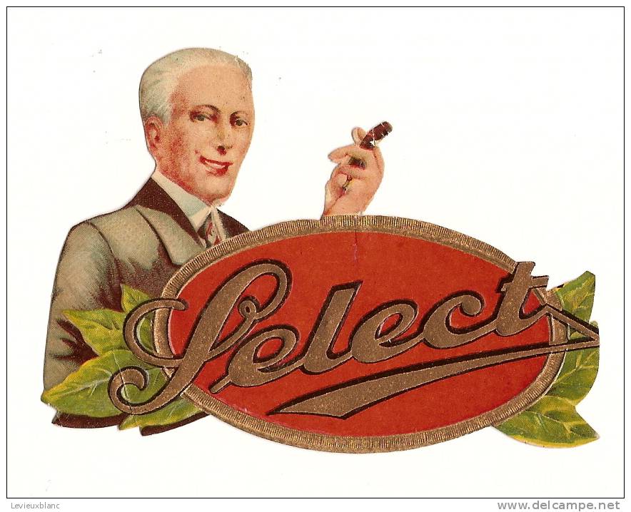 Chromo/Boite De Cigares/"Select"/ /vers 1920-1930 ?       CIG4 - Etiquettes