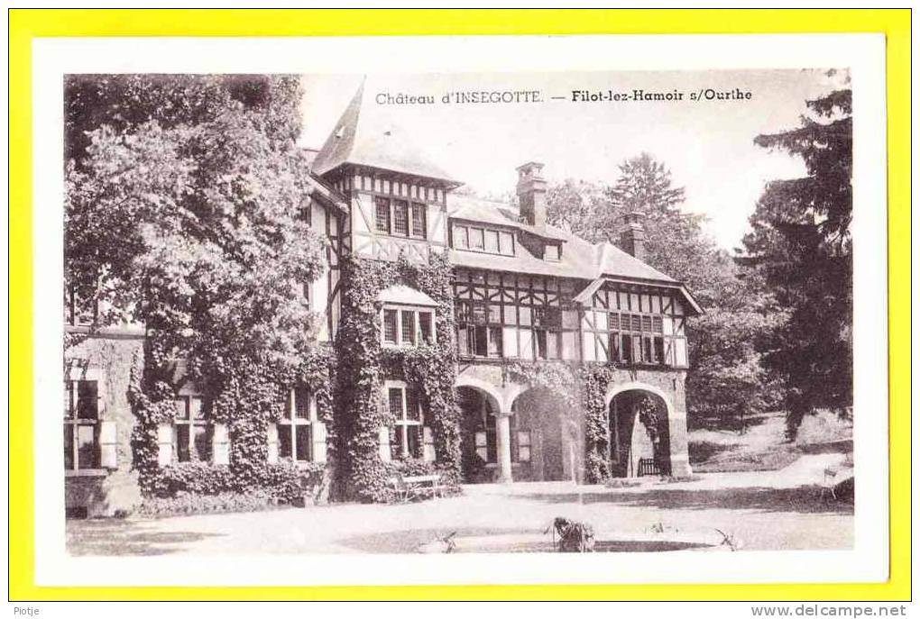 * Chateau D'Insegotte - Près De Hamoir (Liège - La Wallonie) * (Edition Luma) Filot Sur Hamoir, Kasteel, Castle, Ourthe - Hamoir
