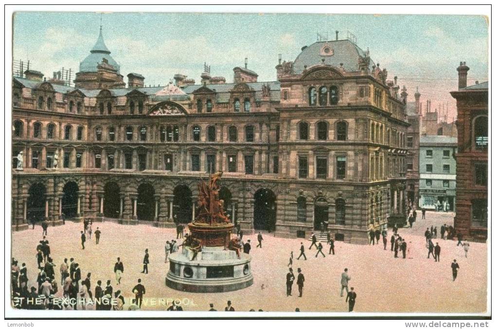 UK, The Exchange, Liverpool, Early 1900s Unused Postcard [P8542] - Liverpool