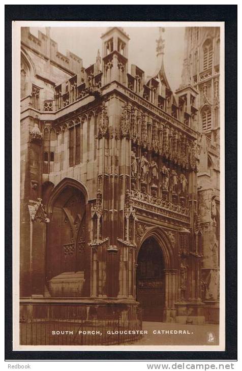 RB 853 - Raphael Tuck Real Photo Postcard - South Porch Gloucester Cathedral Gloucestershire - Gloucester