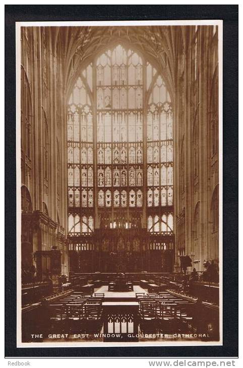 RB 853 - Raphael Tuck Real Photo Postcard - The Great East Window Gloucester Cathedral Gloucestershire - Gloucester