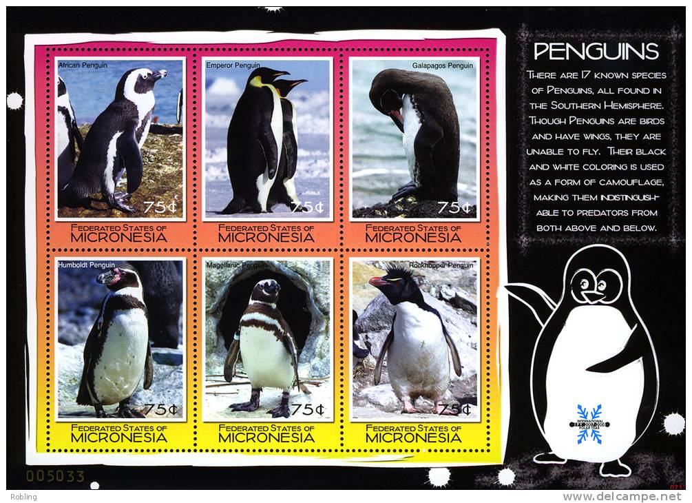 Micronesia 2010, Penguins, MNH 16820a - Penguins