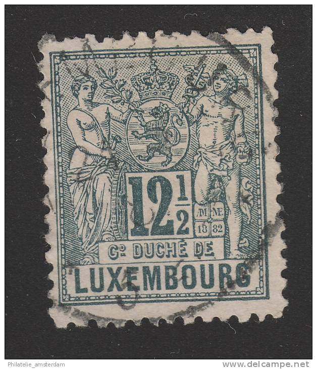 Luxembourg 1882-89, ALLEGORIE: Mi 50, Type A, Ø - 1882 Allegorie