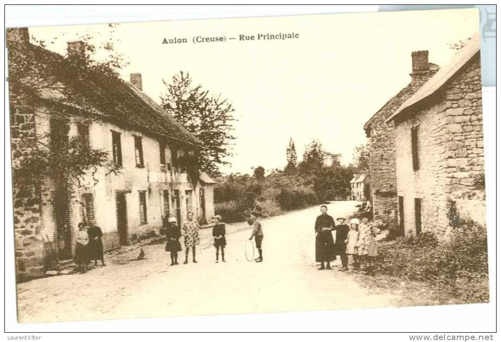 CPA  23 Aulon Rue Principale - Autres & Non Classés