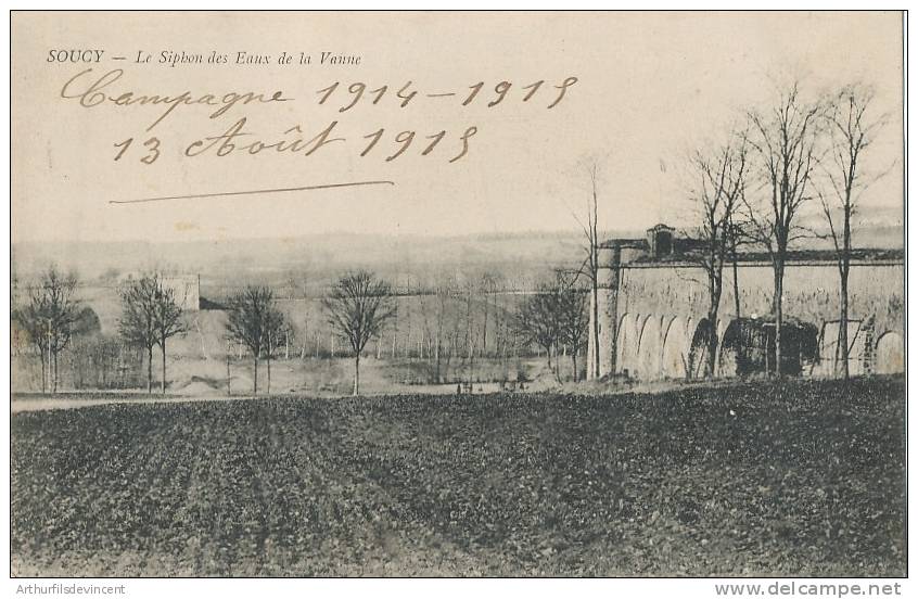 SOUCY  LE SIPHON DES EAUX DE LA VANNE - Soucy