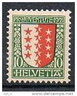 Schweiz, 1921 Pro Juventute 10 Cent., MiNr. 172 Postfrisch (a270704) - Unused Stamps