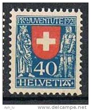 Schweiz, 1921 Pro Juventute 40 Cent., MiNr. 174 Postfrisch (a270706) - Unused Stamps