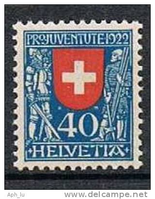 Schweiz, 1922 Pro Juventute 40 Cent., MiNr. 178 Postfrisch (a270707) - Neufs