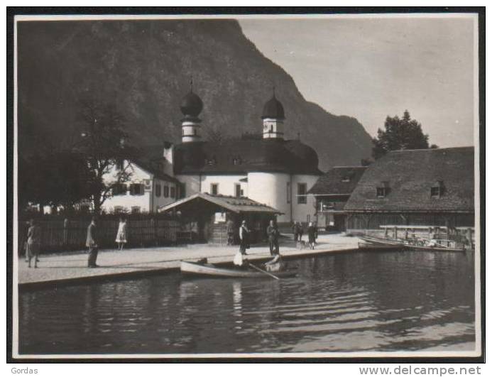 Germany - Konigsee - St Bartholoma - Old Photo 115x77mm - Saalfeld