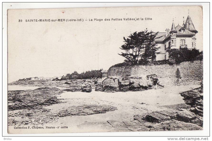 44  SAINTE MARIE SUR MER   La Plage Des Petites Vallées Et La Côte - Autres & Non Classés