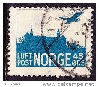 Norway 1927-34 45 Ore Bluegreen Y & T P A 1 - Used Stamps