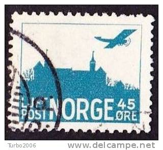 Norway 1927-34 45 Ore Bluegreen Y & T P A 1 - Gebruikt