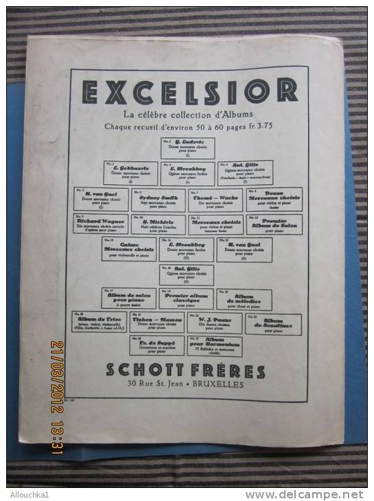 Partition:musique Classique Le Barbier De Séville Ouverture Pour Piano Grossini : - Instruments à Clavier