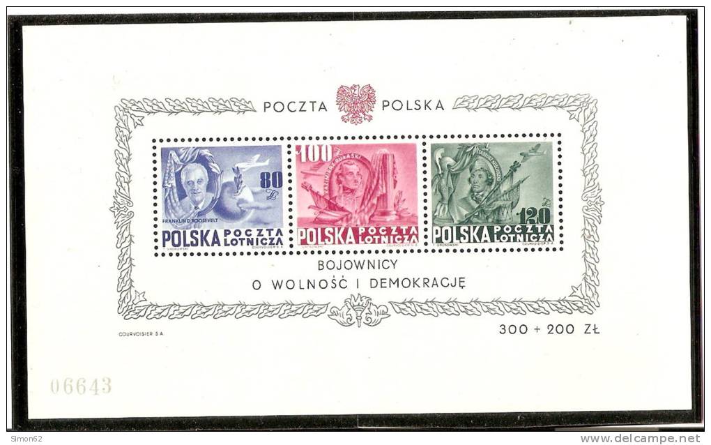 POLOGNE 1948  Bloc N 11 Neuf Xx Luxe - Blocs & Hojas